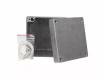 COFFRET ETANCHE EN ALUMINIUM - 120.5 x 120.5 x 101.5mm