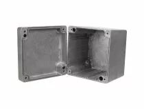 COFFRET ETANCHE EN ALUMINIUM - 120.5 x 120.5 x 101.5mm