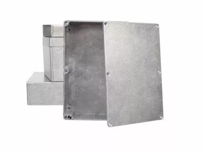 Coffret etanche en aluminium - 222 x 146 x 55mm (G124)