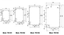 Coffret optative - noir 85 x 56 x 36.4mm (TK151/P)