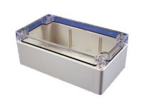 Coffret polycarbonate etanche couvercle