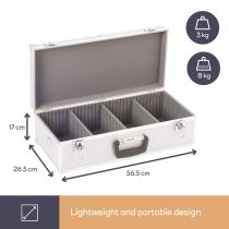 Coffret pour 80 cds - 565 x 265 x 170mm (1823-560)