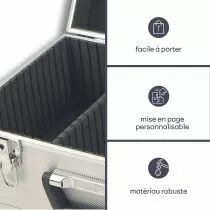 Coffret pour 80 cds - 565 x 265 x 170mm (1823-560)