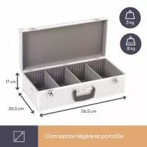 Coffret pour 80 cds - 565 x 265 x 170mm (1823-560)