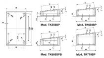 Coffret tenclos slope - noir 145 x 85 x 31.5mm (TK550SPB)