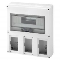 Coffret verticaux vide 3 pour prises combibloc - ip55 (GW66493)