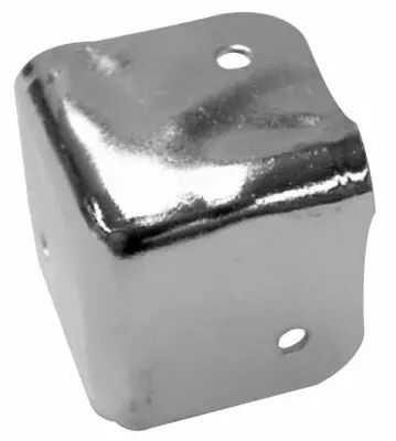 Coin de protection pour enceintes, blanc metallique, 38 x 38mm x 90� (VDAC21)