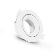 COLLERETTE 1/4 DE TOUR SUPPORT DE SPOT DIAM 90MM BLC ORIENT PC (77041)