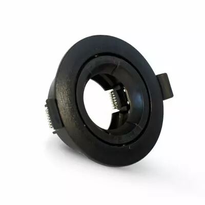 COLLERETTE 1/4 DE TOUR SUPPORT DE SPOT DIAM 90MM NOIR ORIENT PC (77042)