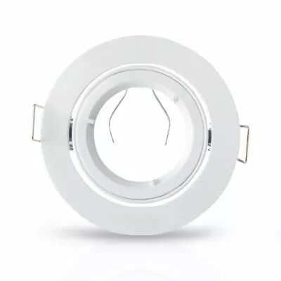 COLLERETTE 1/4 DE TOUR SUPPORT DE SPOT DIAM 93MM BLC ORIENT  (7711)