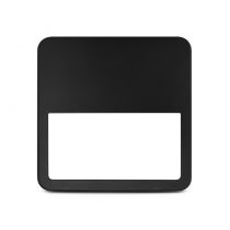 COLLERETTE ASYM NOIRE POUR QUADRA 220MMx50MM (100498)