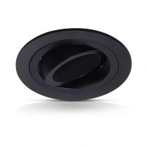 COLLERETTE DECLIPS SUPPORT DE SPOT DIAM 92MM ALU NOIR ORIENT (77120)