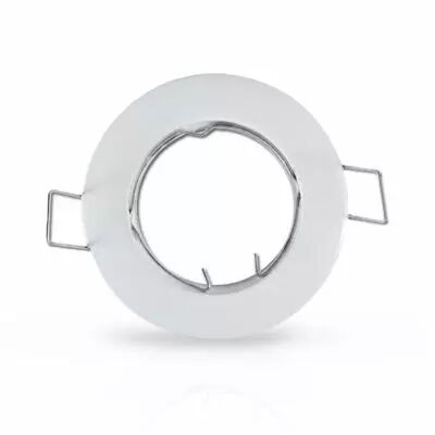 COLLERETTE SUPPORT DE SPOT DIAM 78MM BLC FIXE (7710)
