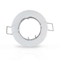 COLLERETTE SUPPORT DE SPOT DIAM 78MM BLC FIXE (7710)