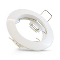 COLLERETTE SUPPORT DE SPOT DIAM 78MM BLC FIXE (7710)