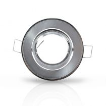 COLLERETTE SUPPORT DE SPOT DIAM 85MM ARGENT ORIENT (7701)