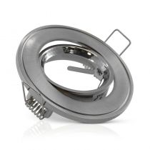 COLLERETTE SUPPORT DE SPOT DIAM 85MM ARGENT ORIENT (7701)