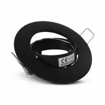 COLLERETTE SUPPORT DE SPOT DIAM 92MM NOIR ORIENT (77030)