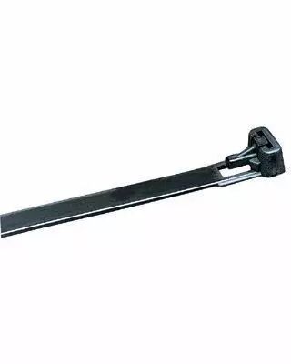 Collier de c�blage r�ouvrables 7,6x300 noir (paquet de 100)