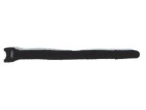 Colliers de serrage à fermeture auto-agrippante - noir - 12,5 x 205mm (10pcs) (ECSB200)