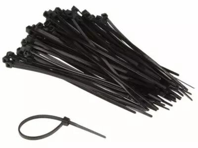 Colliers de serrage en nylon - 2.5 x 100mm - noir (100pcs) (ECTB100)