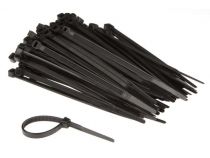 Colliers de serrage en nylon - 4.6 x 120mm - noir (100pcs) (ECTB120)