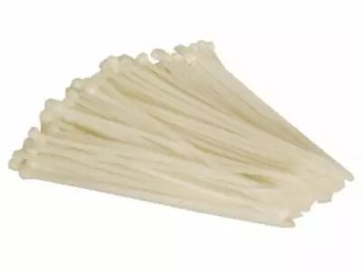 Colliers de serrage en nylon - 4.8 x 190mm - blanc (100pcs) (ECTW200)