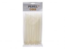 Colliers de serrage en nylon - 4.8 x 190mm - blanc (100pcs) (ECTW200)