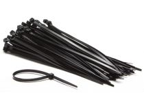 Colliers de serrage en nylon - 4.8 x 190mm - noir (100pcs) (ECTB200)