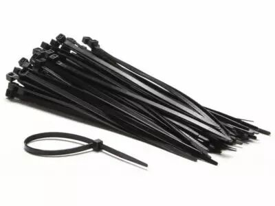 Colliers de serrage en nylon - 4.8 x 190mm - noir (100pcs) (ECTB200)