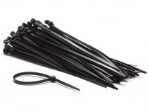 Colliers de serrage en nylon - 4.8 x 190mm - noir (100pcs) (ECTB200)