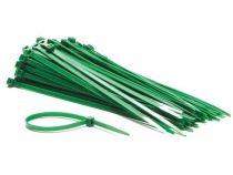Colliers de serrage en nylon - 4.8 x 190mm - vert (100pcs) (ECTG200)