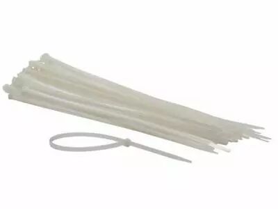 Colliers de serrage en nylon - 4.8 x 300mm - blanc (100pcs) (ECTW300)