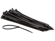 Colliers de serrage en nylon - 4.8 x 300mm - noir (100pcs) (ECTB300)