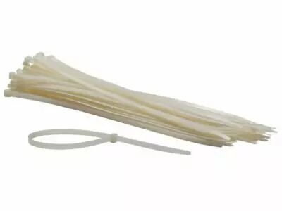 Colliers de serrage en nylon - 8.8 x 500mm - blanc (100pcs) (ECTW500)