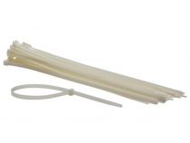 Colliers de serrage en nylon - 8.8 x 500mm - blanc (50pcs) (ECTW500-50)
