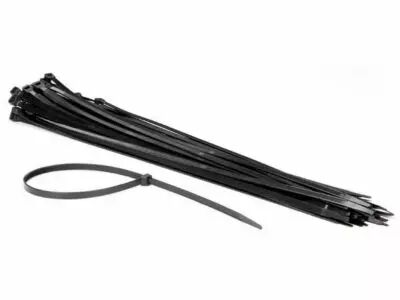 Colliers de serrage en nylon - 9 x 610mm - noir (50pcs) (ECTB610-50)