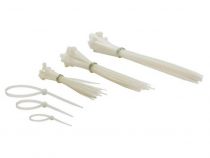 Colliers de serrage en nylon - blanc - 75pcs (ECTWMIX)