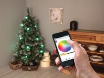 Colourlight - 8 m - 16 lampes RVB - fil noir - 12 V (COL-8-12V-RGB)