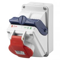 Combibloc avec fond - ip44 - 3p+n+t 16a 400v 6h (GW66409)