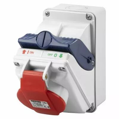 Combibloc avec fond - ip44 - 3p+n+t 32a 400v 6h (GW66420)