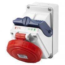 Combibloc avec fond - ip55 - 3p+t 16a 400v 6h (GW66452)
