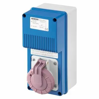 Combin� vertical �tanche avec transformateur  de s�curit� (tbts) - 230v / 24v - 50hz - ip55 (GW66259N)