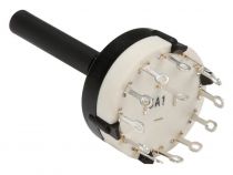 Commutateur rotatif 1 circuit / 12 positions - cosses a souder (8404-1)