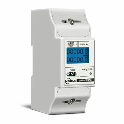 Compteur kwh monophas� pour montage sur rail din - 2 modules (EMDIN02)