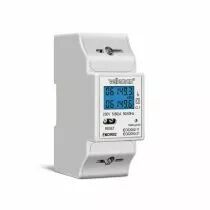 Compteur kwh monophas&eacute; pour montage sur rail din - 2 modules (EMDIN02)
