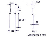 Condensateur ceramique multicouche 330nf (C330N0M)