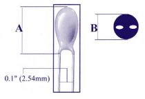 Condensateur tantale  0.10µf / 35v (.1T35)