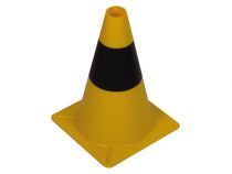 Cone de signalisation jaune/noir 30cm (1189-30)