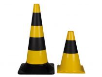 Cone de signalisation jaune/noir 30cm (1189-30)